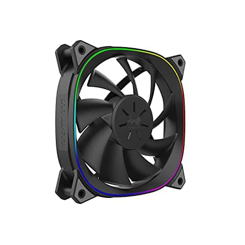 In Win Sirius Extreme ASE120P 120mm Addressable RGB PWM 54 CFM Black 3-Pack image