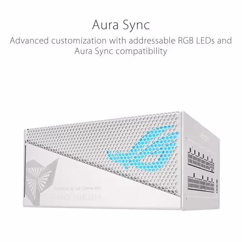 Asus ROG Strix Aura Edition White Aura Edition 1000W Fully Modular 80+ Gold image