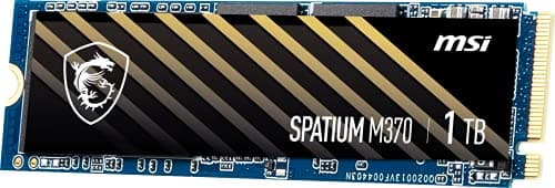 MSI SPATIUM M370 1TB SSD M.2-2280 PCIe 3.0 X4 NVMe image
