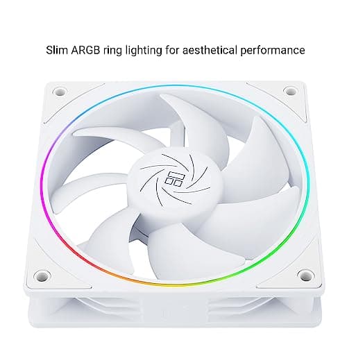 Thermalright TL-S12W 120mm White 47.6 CFM PWM Addressable RGB 1-Pack image