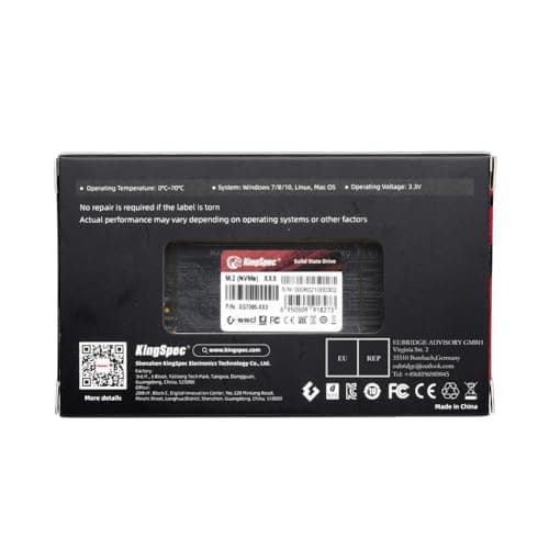 KingSpec XG7000 2TB SSD M.2-2280 PCIe 4.0 X4 NVMe image