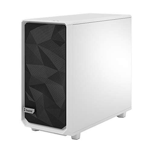 Fractal Design Meshify 2 ATX Mid Tower White / Black with Tempered Glass Side Panel and USB 3.2 Gen 2 Type-C, USB 3.2 Gen 1 Type-A image