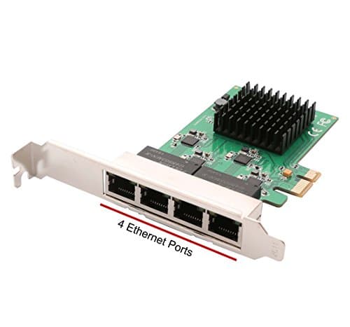 Syba SI-PEX24042 4 x Gigabit Ethernet PCIe x1 image