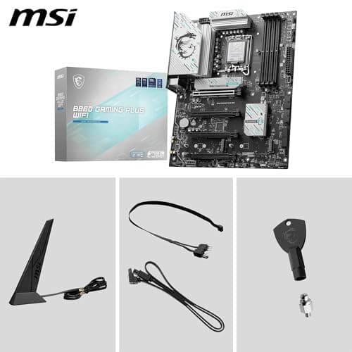 MSI B860 GAMING PLUS WIFI LGA1851 DDR5 ATX image