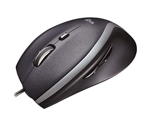 Logitech M500 Corded Mouse - Wired USB Mouse for Computers and Laptops, with Hyper-Fast Scrolling, Dark Gray image