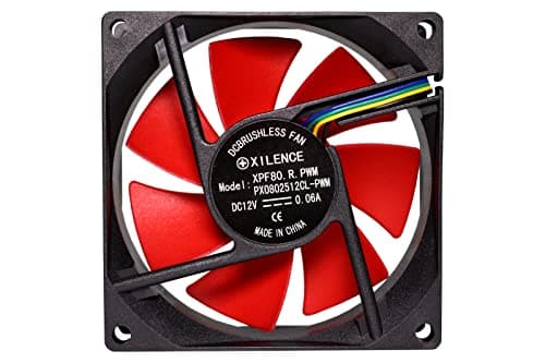 Xilence XPF80.R.PWM 80mm Red / Black PWM 21.8 CFM image