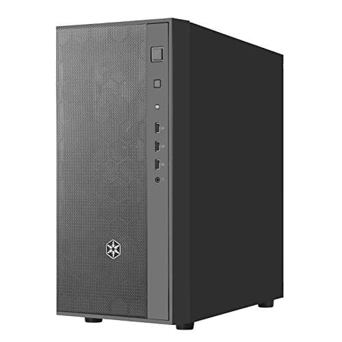 Silverstone FARA R1 PRO ATX Mid Tower Black with Tempered Glass Side Panel and USB 3.2 Gen 1 Type-A USB 2.0 Type-A image