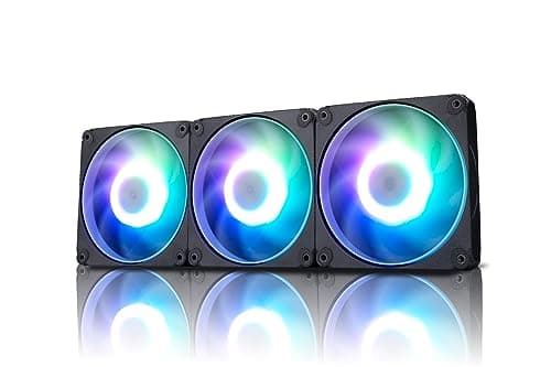 In Win Mercury AM120S 120mm Black / White PWM ARGB 3-Pack image