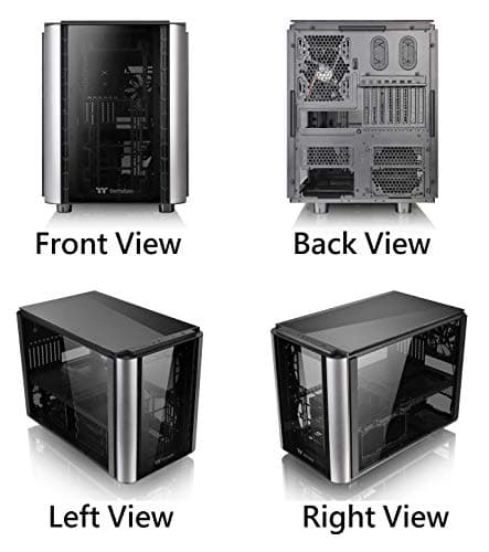 Thermaltake Level 20 XT ATX Desktop Black / Silver Tempered Glass Side Panel, USB 3.2 Gen 2 Type-C, USB 3.2 Gen 1 Type-A, USB 2.0 Type-A image