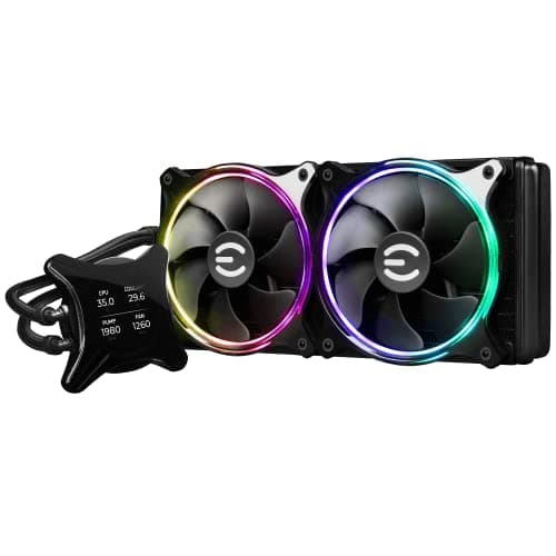 EVGA CLCx Water 280mm 85.13 CFM Black image
