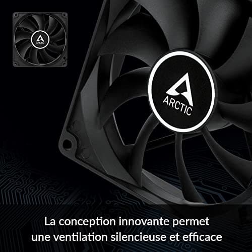 ARCTIC F9 92mm White / Black PWM image