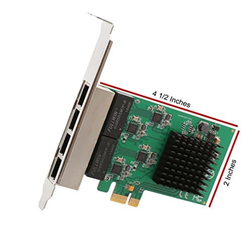 Syba SI-PEX24042 4 x Gigabit Ethernet PCIe x1 image