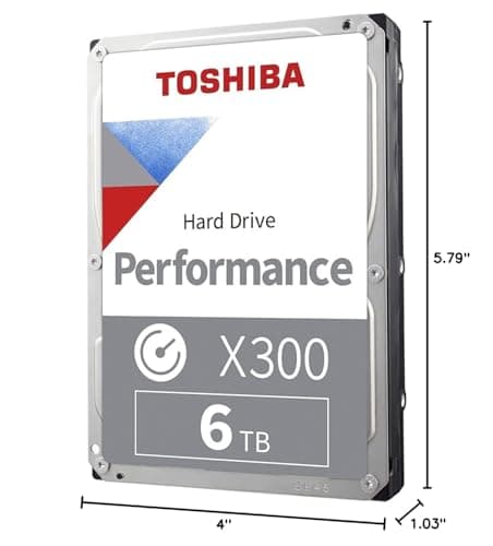 Toshiba X300 6TB HDD 3.5" SATA image