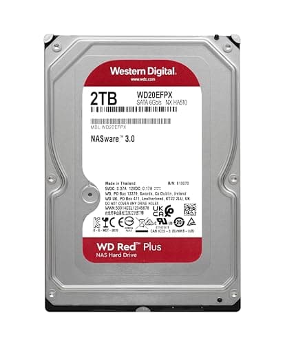 Western Digital Red Plus 2TB 3.5" HDD 5400RPM SATA image