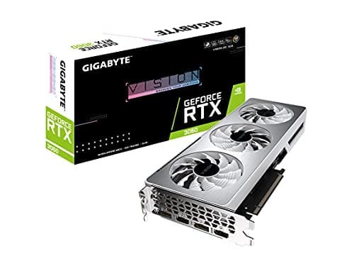 Gigabyte Vision OC GeForce RTX 3060 12GB 12GB GDDR6 Silver / White main image