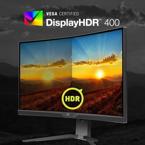 MSI MAG 275CQRXF 27" 1440p 240Hz VA Curved Monitor image