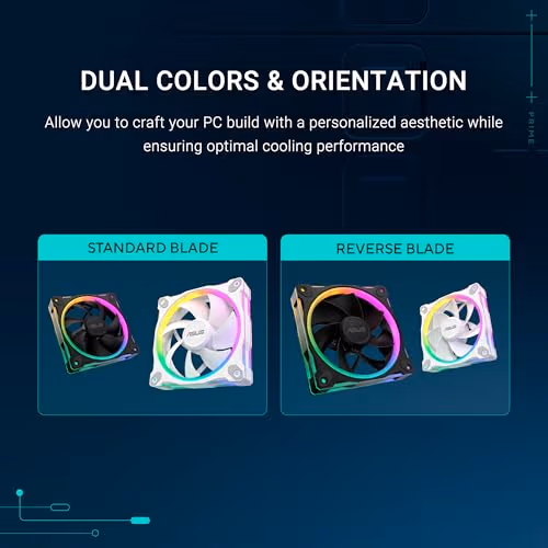 ASUS Prime MR120 ARGB Fan Black image