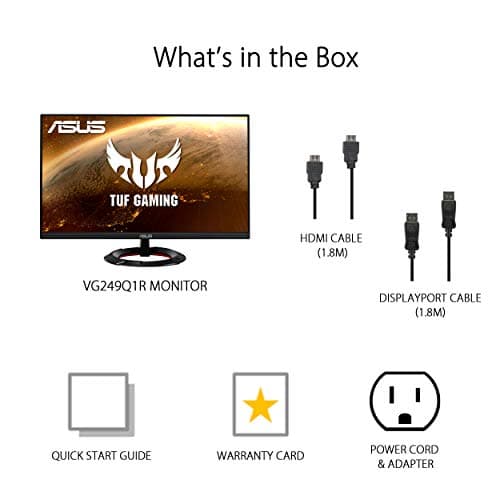 Asus TUF Gaming VG249Q1R 23.8" 1080p 165Hz IPS Monitor image