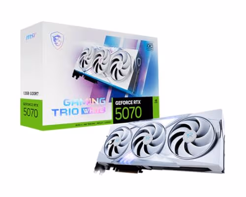 MSI GeForce RTX 5070 12G GAMING TRIO OC WHITE image
