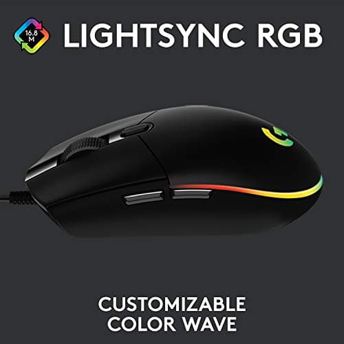 Logitech G203 Lightsync Optical Wired Gaming Mouse image