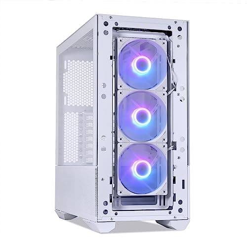 Lian Li Lancool II ATX Mid Tower White with Mesh C RGB and Tempered Glass image
