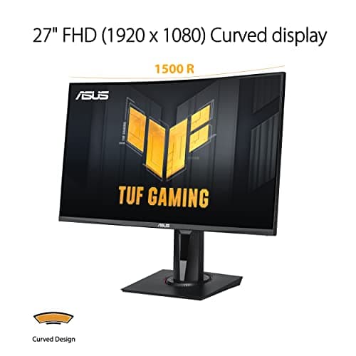 Asus TUF Gaming VG27VQM 27 1080p 240Hz VA Curved Monitor image