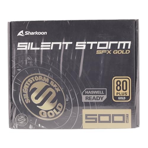 SHARKOON SilentStorm SFX 500W Fully Modular 80+ Gold Certified image
