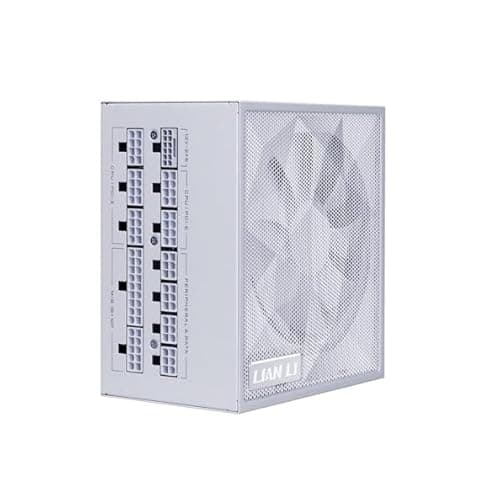 Lian Li SX Platinum 850W SXP Compact ATX Form Factor Power Supply w/ 12V-2x6 Cable - ATX 3.1 & PCIE 5.1 Compliant - 140mm Fan - Full Modular - White (SX0850P.W) main image