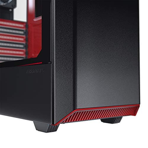 Phanteks Eclipse P300 ATX Mid Tower Black with Tinted Tempered Glass Side Panel and USB 3.2 Gen 1 Type-A Front Panel image