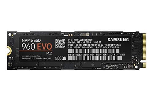 Samsung 960 Evo 500GB SSD M.2 PCIe 3.0 NVMe image