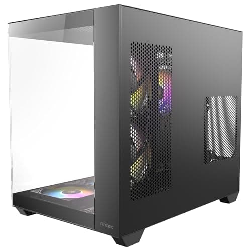 Antec CX800 ATX Mid Tower Black RGB ELITE Tempered Glass Side Panel image