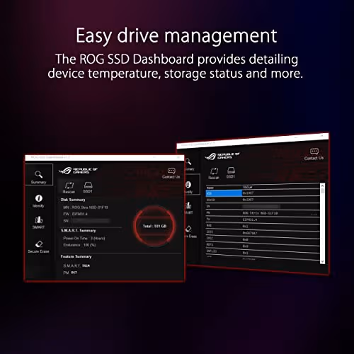Asus ROG Strix SQ7 1TB SSD M.2-2280 PCIe 4.0 X4 NVMe image