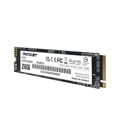 Patriot P320 256GB M.2-2280 SSD PCIe 3.0 x4 NVMe image