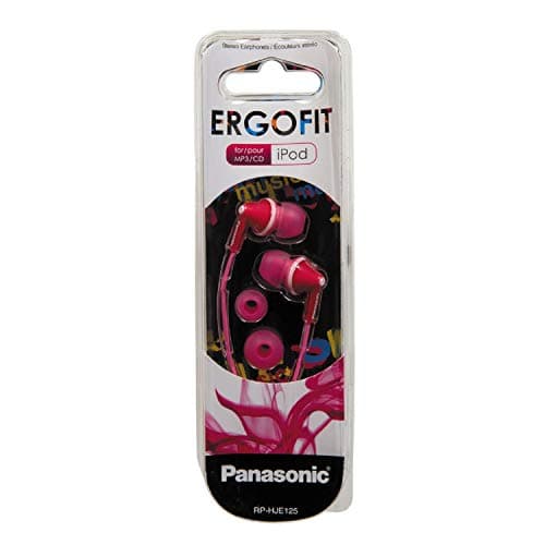Panasonic RP-HJE125-P Closed Pink Earbud image