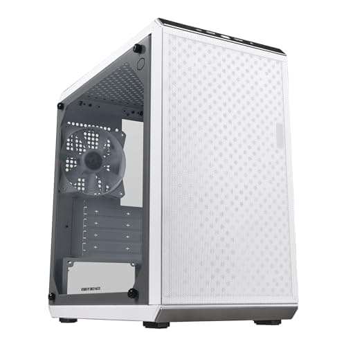 Cooler Master Q300L V2 MicroATX Mini Tower White Tempered Glass Side Panel main image