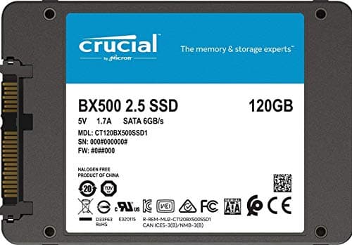 Crucial BX500 120GB 3D NAND SATA 2.5-Inch Internal SSD image