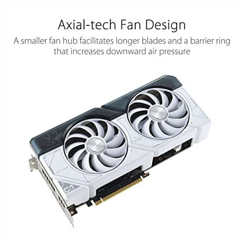 Asus DUAL OC GeForce RTX 4070 12GB GDDR6X White image