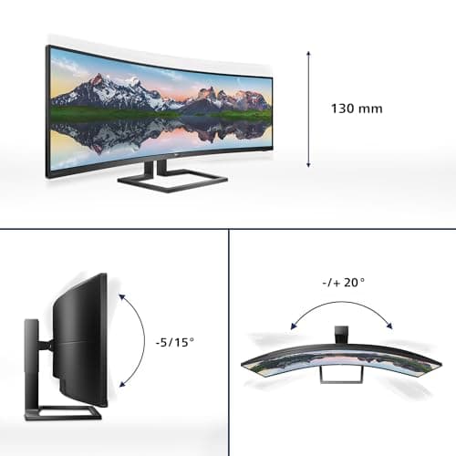 Philips 498P9 48.8" 5120x1440 70Hz VA Curved Monitor image