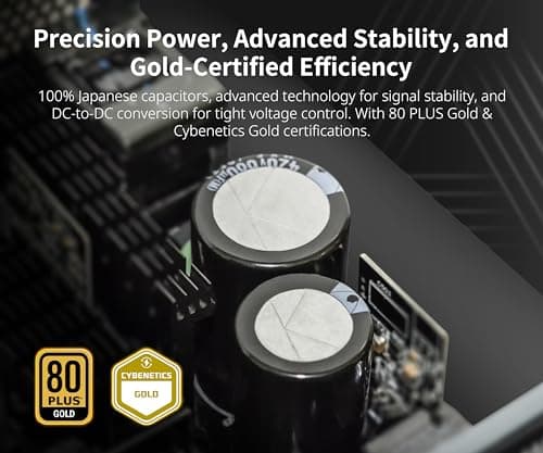 Montech TITAN GOLD 1000W Fully Modular 80+ Gold Certified ATX image