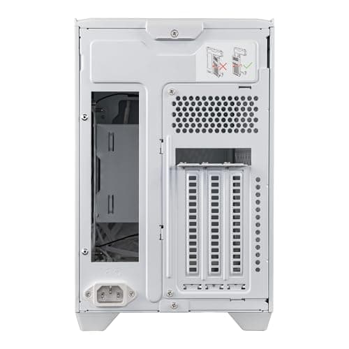 Cooler Master MasterBox NR200P V2 Mini-ITX Desktop White with Mesh Side Panel and USB 3.2 Gen 2x2 Type-C / USB 3.2 Gen 1 Type-A image