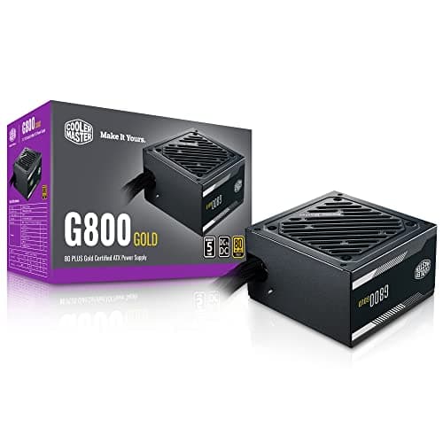 Cooler Master G800 Black 800W Non-Modular 80+ Gold Certified ATX image