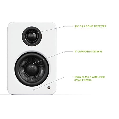 Kanto YU2MW 2.0 Channel 50 W White / Black Speaker System image