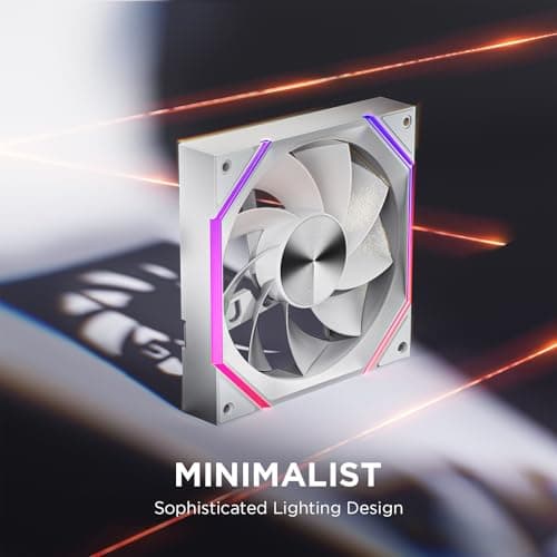 Asiahorse Nyota A14 140mm PC Case Fan – High-Efficiency Cooling Reverse Blade White image