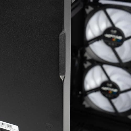 In Win F5 ATX Full Tower Black with Tempered Glass Side Panel and Front Panel USB 3.2 Gen 2x2 Type-C, USB 3.2 Gen 1 Type-A image