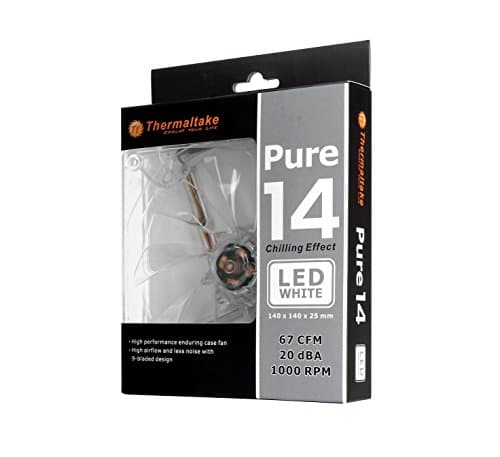 Thermaltake Pure 140mm Clear Blue 67.02 CFM image