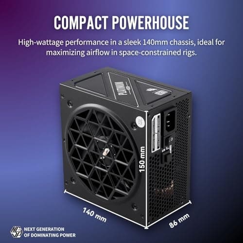 1STPLAYER NGDP ATX 3.0 Black 1300W Fully Modular 80+ Platinum Certified ATX image
