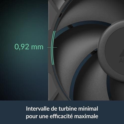 ARCTIC P14 Pro 140mm Black PWM PST 110 CFM 5-Pack image