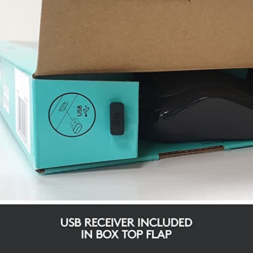 Logitech MK295 Silent Wireless/Wired Standard Keyboard with Optical Mouse image