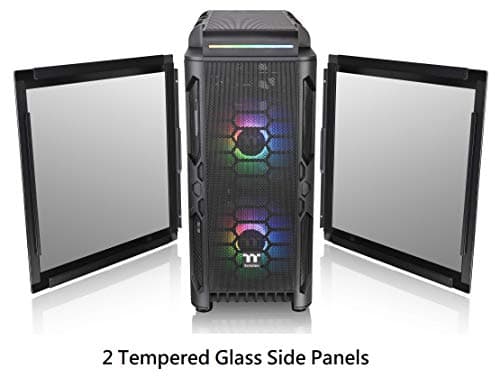 Thermaltake Level 20 RS ARGB ATX Mid Tower Black with Tempered Glass Side Panel and USB 3.2 Gen 1 Type-A USB 2.0 Type-A image