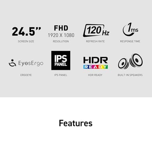 MSI PRO MP251 E2 24.5" 1080p 120Hz IPS Monitor image